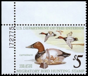 United States Hunting Permit Stamp Scott RW42 Margin Copy (1975) Mint NH VF W - Picture 1 of 1