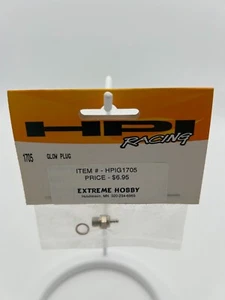 HPI RACING Glow Plug w / gasket - #1705 - NEW OLD STOCK - NIP - NITRO - RARE - Picture 1 of 2