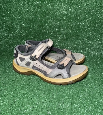 ECCO Yucatan Sport Sandals Women’s Size 8 US 39 EU Gray Hiking Outdoor Comfort - Image 1 of 4