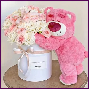 Disney Abrazo Lotso Juguetes de Peluche Muñeca Lindo Oso Fresa Sofá Almohada de Felpa - Imagen 1 de 24