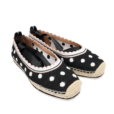 Alpargatas Kate Spade Knottingham vieira lunares encaje para mujer 6,5 negras Foto 1 de 4