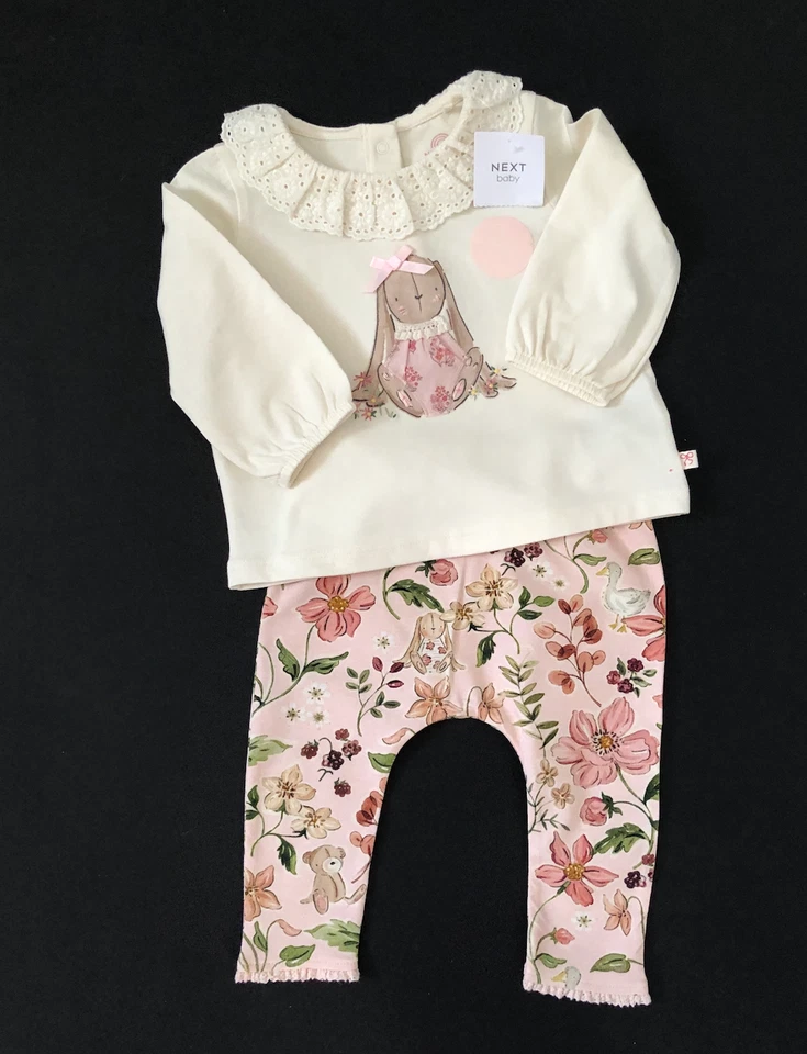 Conjunto Top y Pantalón Bebé Niñas Next 2 Piezas 3/6 Meses Foto 1 de 1