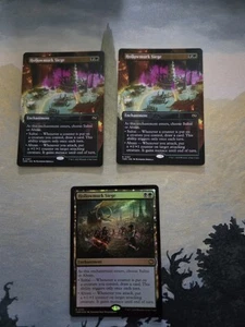 MTG TDM Hollwmurk Siege x3 NM (2 Borderless, 1 Foil) - Picture 1 of 2