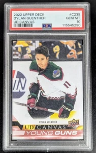 Dylan Guenther Young Guns Canvas 2022-23 Upper Deck PSA 10 - Picture 1 of 2