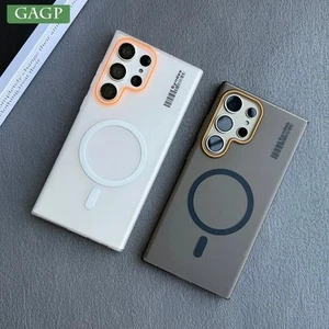 Luxus Magsafe Magnet Matt Hülle für Samsung S25 S24 S23 S22 Ultra Plus Note20 - Bild 1 von 19