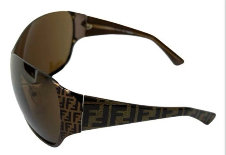 AUTÉNTICAS GAFAS DE SOL FENDI FS463 PARA MUJER LOGO LRG SHIELD CHOCOLATE ¡EXCELENTES!! Foto 1 de 4