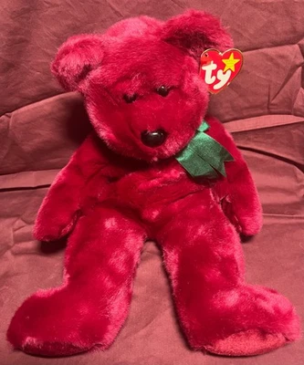 Ty Beanie Buddy Teddy the Bear(Beanie Babies Beanie Buddies)全新-已退回 — 第 1/4 张图片