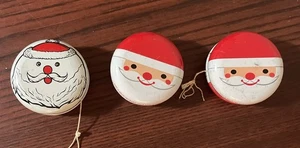 3 YO-YO’S de colección Santa’s Face hechos en Hong Kong - Imagen 1 de 10