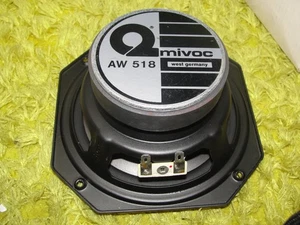MIVOC AW 518 Tieftöner Woofer 13cm 5", 8 Ohm Neuware new. 1990s Ware OVP, selten - Bild 1 von 2