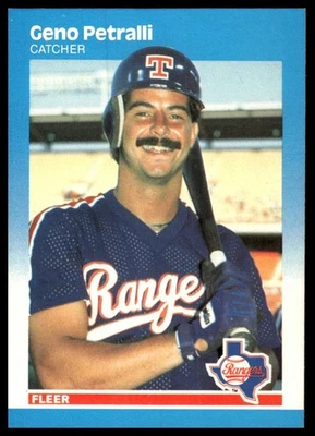 1987 Fleer #135 Geno Petralli [GOATCARDS] - Image 1 of 2