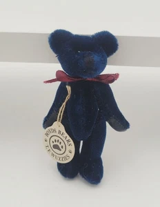 Boyds Bears Wuzzies 3" Orso Crepuscolare D. Wuzzie 595160-06 Peluche Blu Mezzanotte - Foto 1 di 7