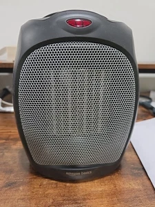 Amazon Basics 1500W Ceramic Personal Heater with Adjustable Thermostat, Black - Picture 1 of 5