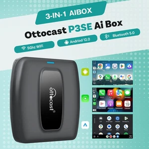 OTTOCAST P3 SE AI Box Split-Screen Play Store Wireless Carplay Android Auto 4+64 - Bild 1 von 12