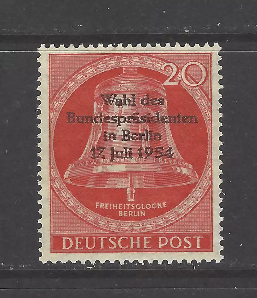 WEST BERLIN,  # 9N106,   MNH,   PRESIDENTIAL ELECTION - Image 1 of 1
