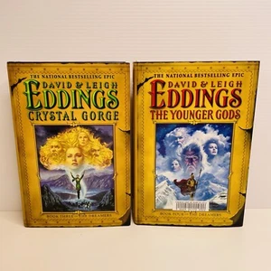 David & Leigh Eddings #3-4 The Dreamers Series Younger Gods Crystal Gorge HC - Bild 1 von 24