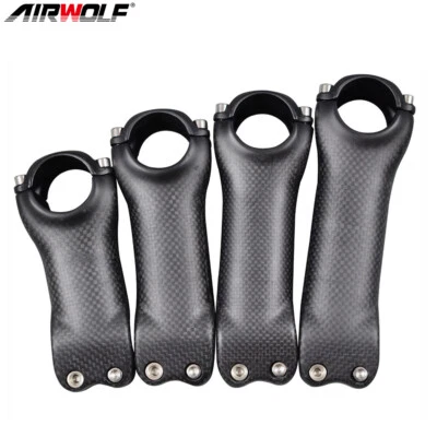 AIRWOLF Carbon 6° Fahrrad Vorbau Vorbauten Road Mtb Bike Stem 31.8*70-130mm - Bild 1 von 4