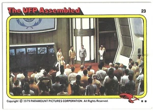 1979 Topps Star Trek: The Motion Picture Trading Card THE UFP ASSEMBLED #23 - Picture 1 of 2