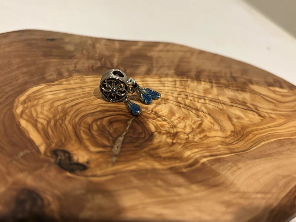 Genuine Pandora dangle blue heart dream catcher Pandora   - Image 1 of 1