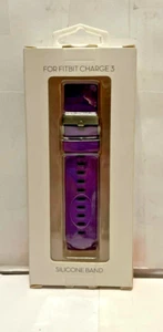 Correa de muñeca de silicona de repuesto para Fitbit Charge 3 - Imagen 1 de 2