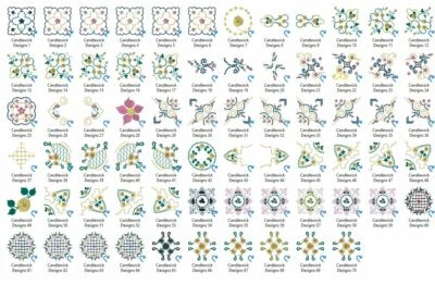 Bloques de acolchado diseños de bordado para máquinas Brother ULT - disquete de 3,5 pulgadas Foto 1 de 4