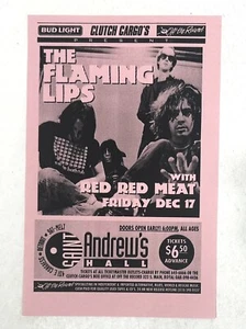 THE FLAMING LIPS Detroit RED RED MEAT ORIGINAL concert FLYER poster - Picture 1 of 1
