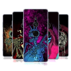 FUNDA Y PAPEL TAPIZ HEAD CASE DESIGNS CALAVERA DE ROCA GEL SUAVE PARA TELÉFONOS SONY 1 - Imagen 1 de 12