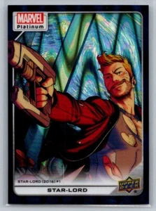 2023 Upper Deck Marvel Platinum Teal Wave 542 /799 Star Lord - Picture 1 of 2