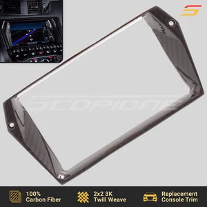 Scopione Carbon Fiber Center Screen Console Inner Trim for Lamborghini Aventador - Foto 1 di 18