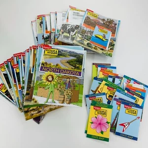 (LOT of 31) Highlights Which Way USA States Puzzle Magazine Homeschool w/ Maps - Picture 1 of 7