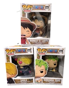 Funko Pop! One Piece S9 2024 Complete Bundle Set of 3 with POP Protectors - Picture 1 of 5