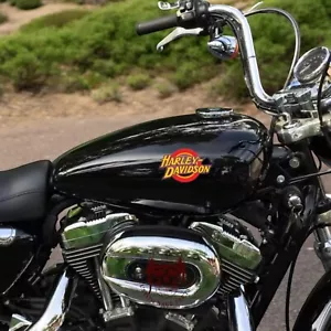 kit 2 Adesivi Harley-Davidson Vintage Sticker Custom laminati per Moto sportster - Imagen 1 de 3