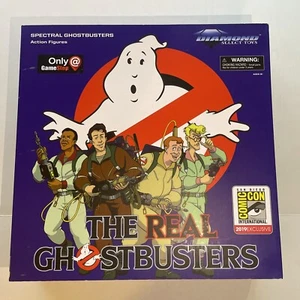2019 Real Ghostbusters SDCC Spectral Gamestop 6 Figure Diamond Select Box Set - Picture 1 of 24