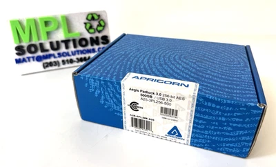 Apricorn Aegis Padlock 3.0 256-bit AES 500GB / USB 3.0 A25-3PL256-500 - Image 1 of 3