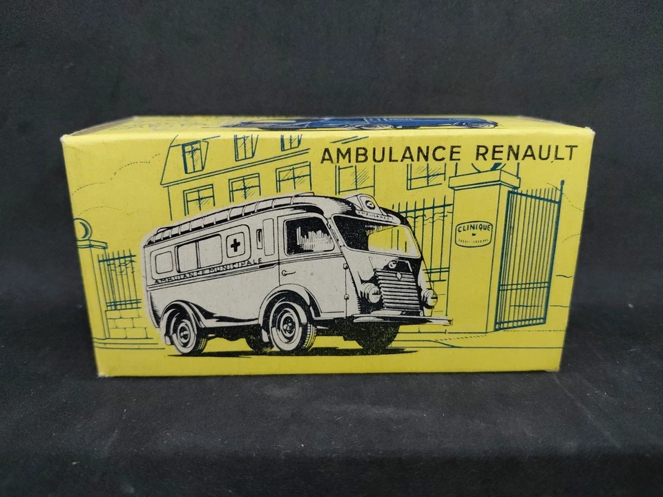 CIJ 1/43 Ref 3/61 Renault 1000kgs Ambulance Boite Vide D’origine - Photo 1/4