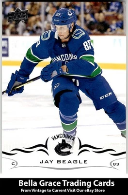 Hóquei 2018-19 Upper Deck #427 Jay Beagle Vancouver Canucks NHL - Imagem 1 de 2