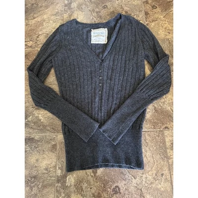 Cárdigan Y2k Mossimo Supply Co. tejido acanalado cuello en V XXL Hong Kong lana de angora Foto 1 de 4