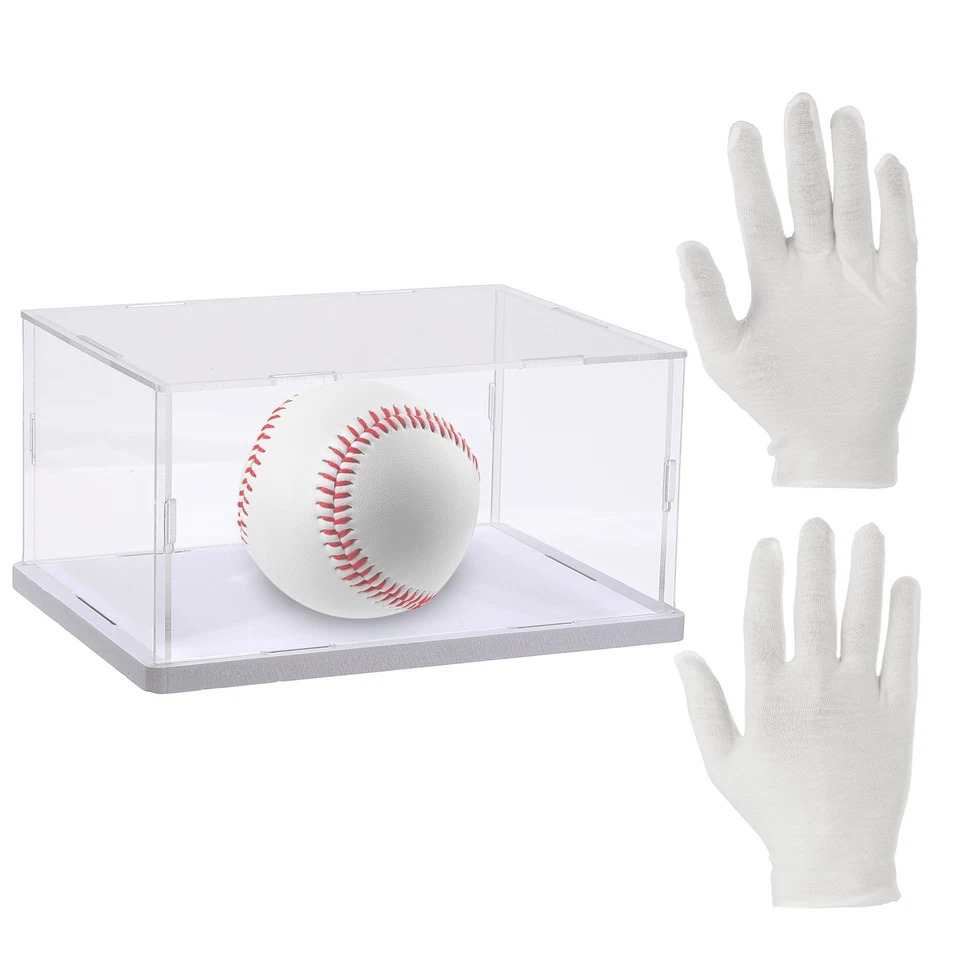 Vitrina de acrílico para montaje de objetos de colección, caja de exhibición transparente de 6x8x4 pulgadas Foto 1 de 4