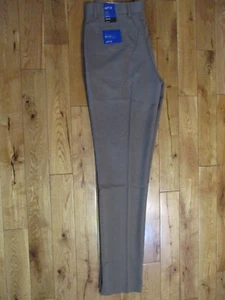 NWT MENS $36 APT 9 EASY CARE SLIM FIT DRESS PANTS COLOR BROWN SIZE 33X36 - Picture 1 of 1