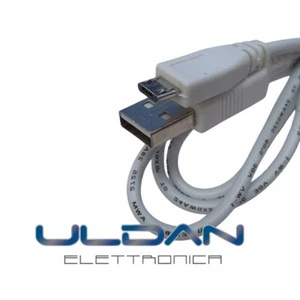 Datenkabel Neu Laden Micro USB 1 Metro Kleines Kabel Von Weiß Original - Bild 1 von 1