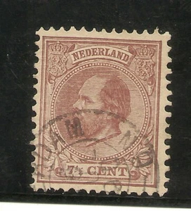 HOLANDA YVERT 20 (º) 7 1/2 Cts. Brun Rojo Guillermo III 1872/1888 NL905 - Picture 1 of 2
