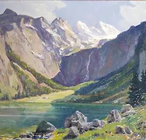 Artus Walter 1873-1945 Grimma Königssee Obersee Röthbachfall Berchtesgaden - Bild 1 von 9