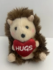 Aurora Rolly Pet Hugs Plush 5" Baby Hedgehog Stuffed Animal Valentine's Day Toy - Picture 1 of 11