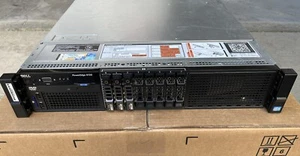 Dell R720, 2x Intel Xeon E5-2670 V2, 2.5GHz 10Core, 96GB RAM, 3x 900GB HDD, RAID - Picture 1 of 8