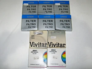 CAMERA LENS FILTERS 55mm X 10 - Picture 1 of 8