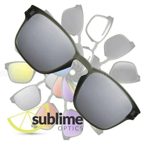 POLARIZED Silver Mirror Replacement Lenses - Oakley Latch Squared OO9353 - Picture 1 of 5