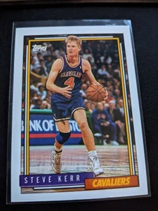 1992-93 Topps Basketball Pack Fresh Mint Steve Kerr Cleveland Cavs - Picture 1 of 1