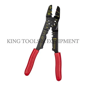 New KING 9.5" CRIMPING TOOL, Electrical Wire Cable Strippers Cutters Re-Threader - Picture 1 of 3