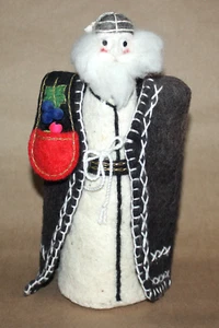 Muñeca de pie vintage de fieltro de San Nicolás CT5 - Imagen 1 de 6