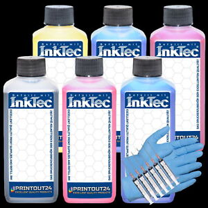 0,6L InkTec® Tinte refill ink für HP70 CB339A CB340A CB342A CB343A CB344A CB345A