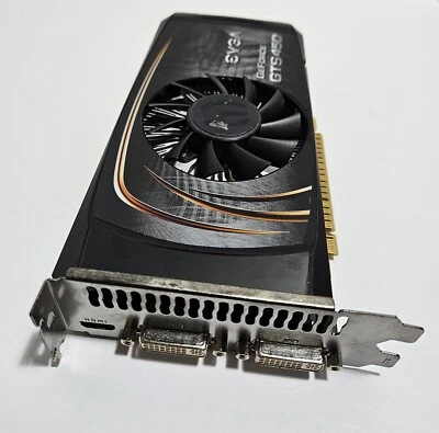 EVGA Nvidia Geforce GTS 450 1GB GDDR5 PCI-E x16 Video Card 01G-P3-1452-TR 2x DVI - Image 1 of 4